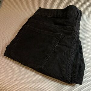 Vintage J. Crew Black Corduroy Pants Size 32